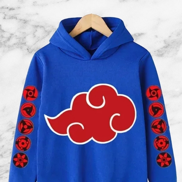Blue Naruto Itachi Boys Hoodie - Picture 2 of 7